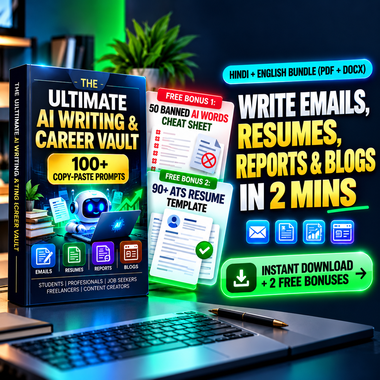 Ultimate AI Writing & Career Vault