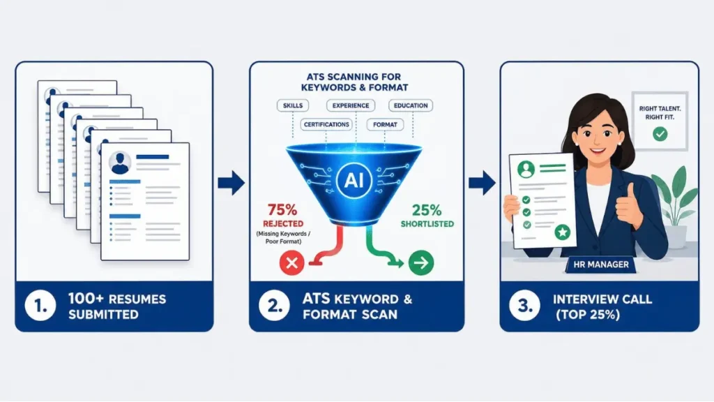 How ATS Applicant Tracking System Scans Resume Keywords
ATS-Friendly resume kaise banaye