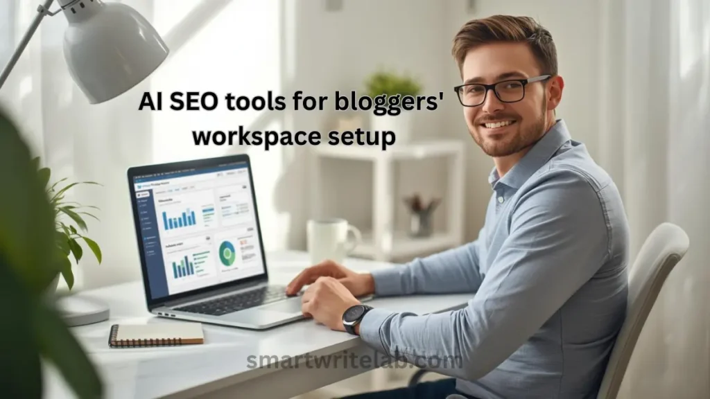 AI SEO tools for bloggers workspace setup