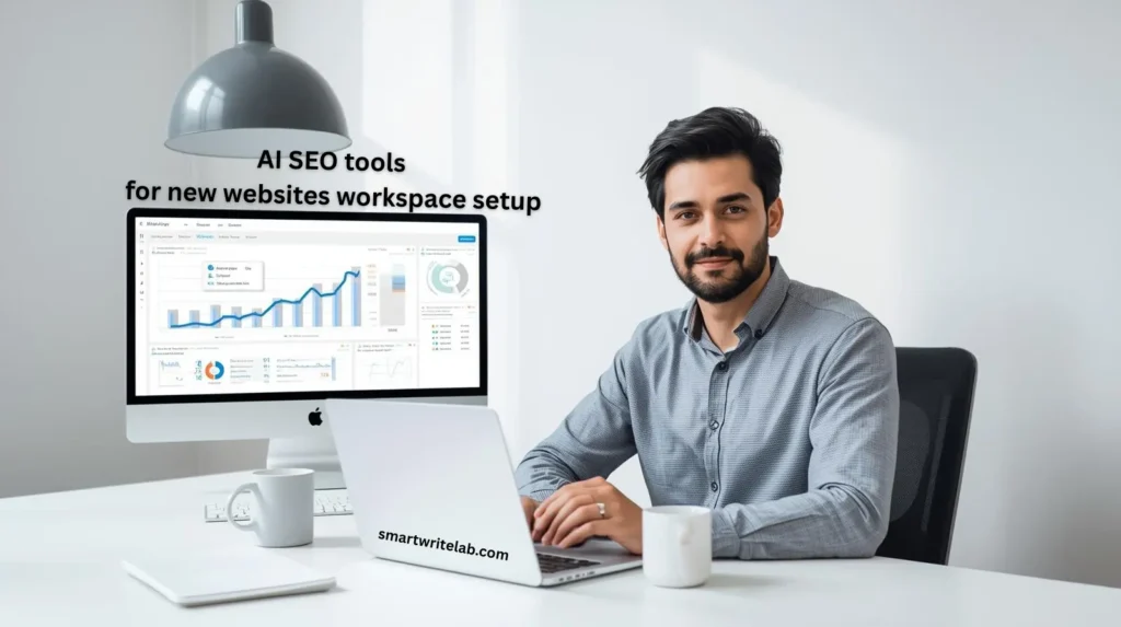 AI SEO tools for new websites workspace setup