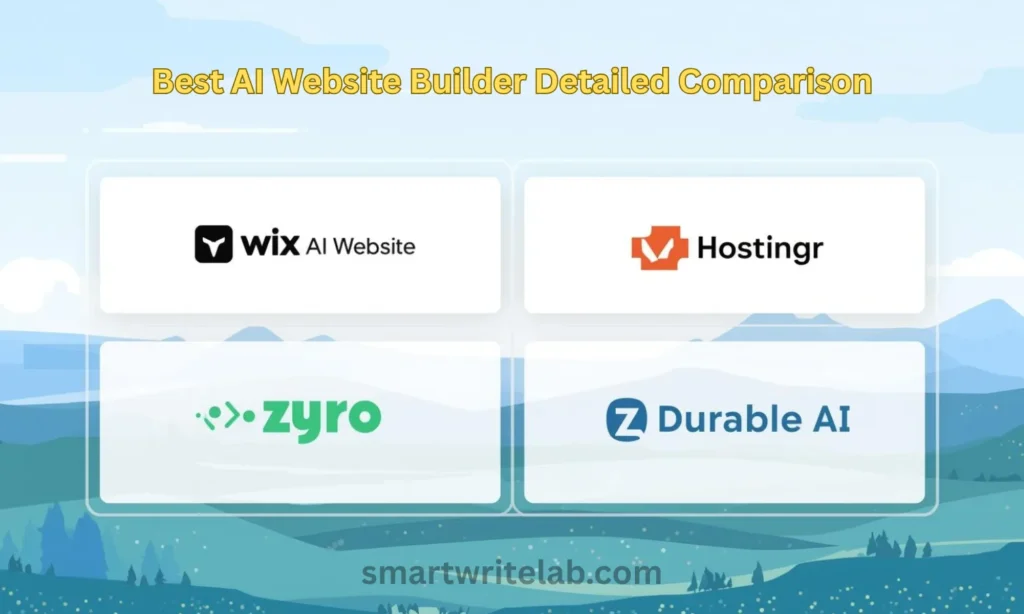 Best AI Website Builder Detailed Comparison