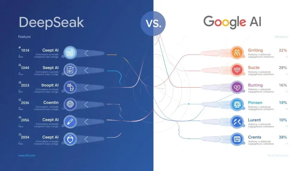 DeepSeek vs Google AI Mode — Comparison