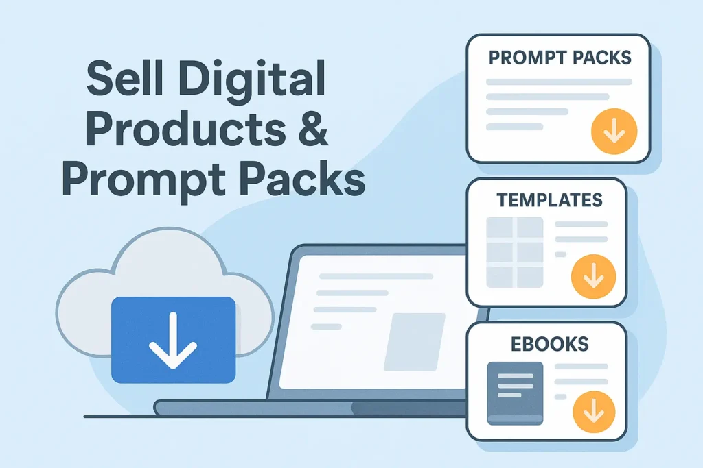 Sell Digital Products & Prompt Packs