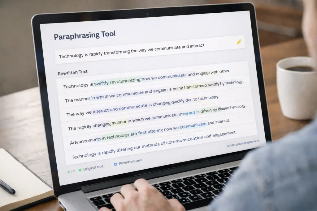 QuillBot paraphrasing vs Grammarly rewriting comparison