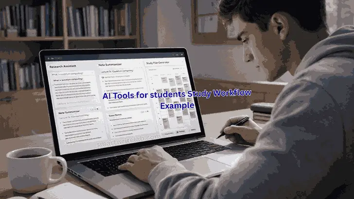 ai tools for students study workflow example