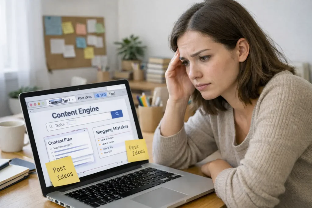 Common mistakes new bloggers make that stop traffic