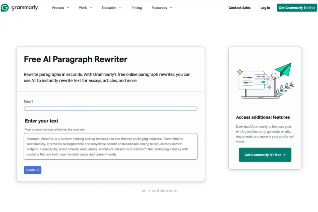 Grammarly AI Dashboard