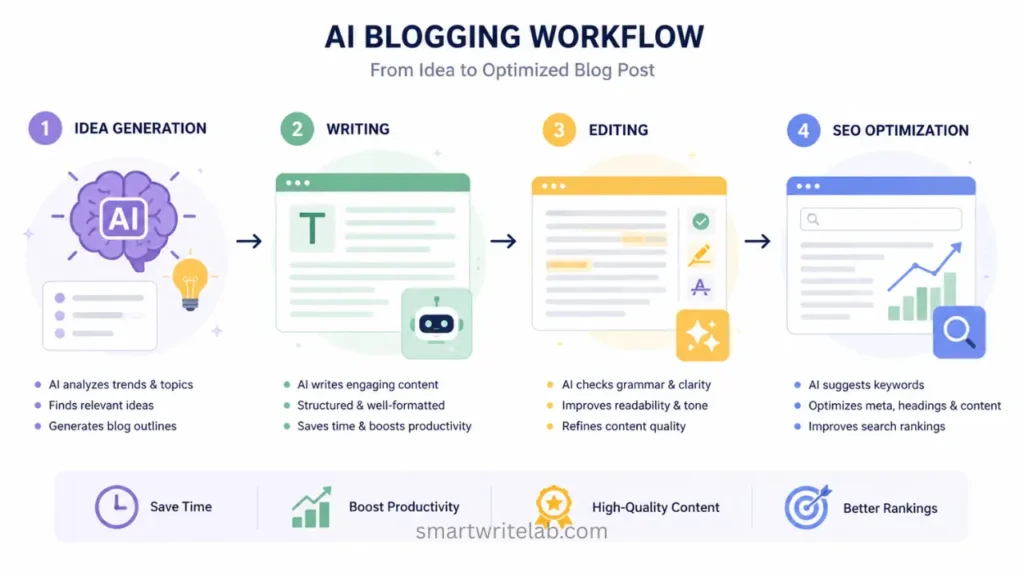 ai blogging workflow process
