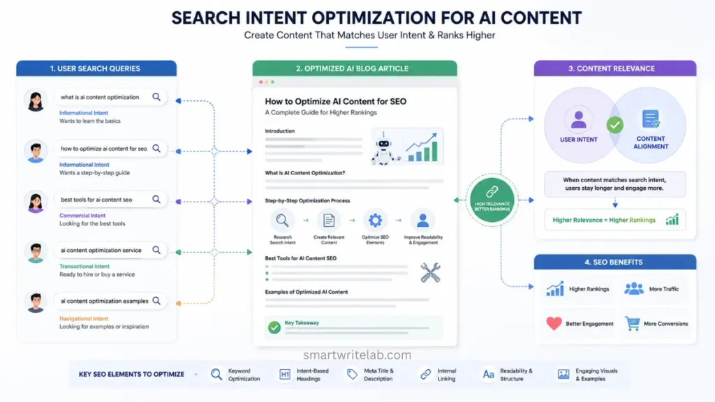 search intent optimization for ai content