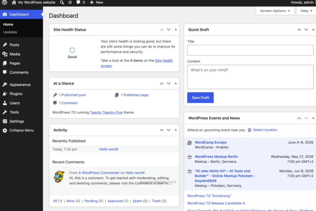 WordPress.com (Free Plan) — Good Start, Limited Freedom
