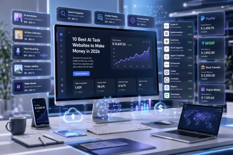 10 Best AI Task Website to Make Money 2026