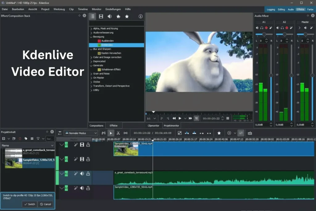 Kdenlive Video Editor