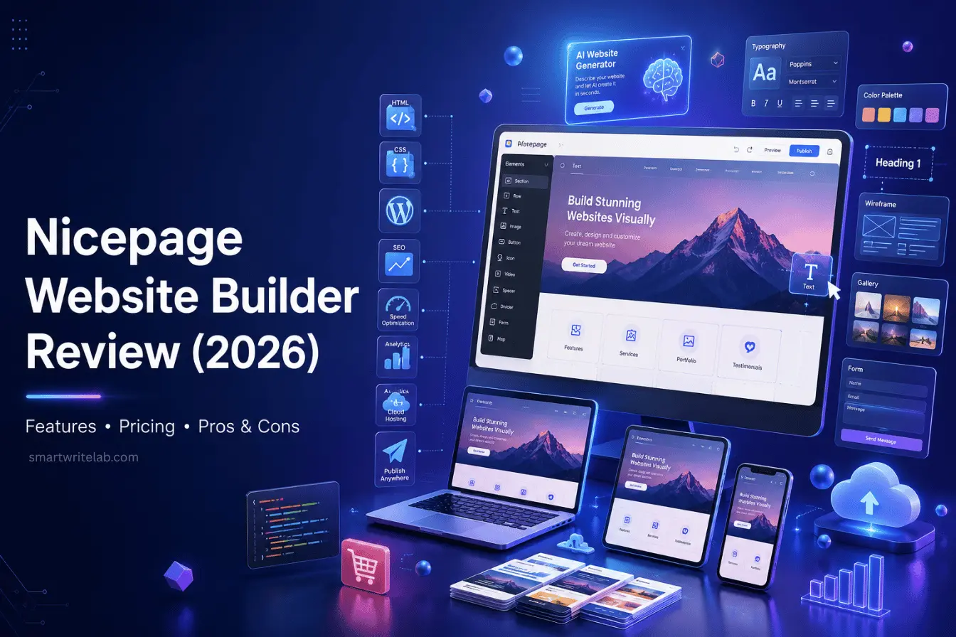 Nicepage Website Builder Review (2026)
