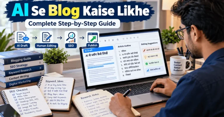 AI se blog kaise likhe Hindi workflow