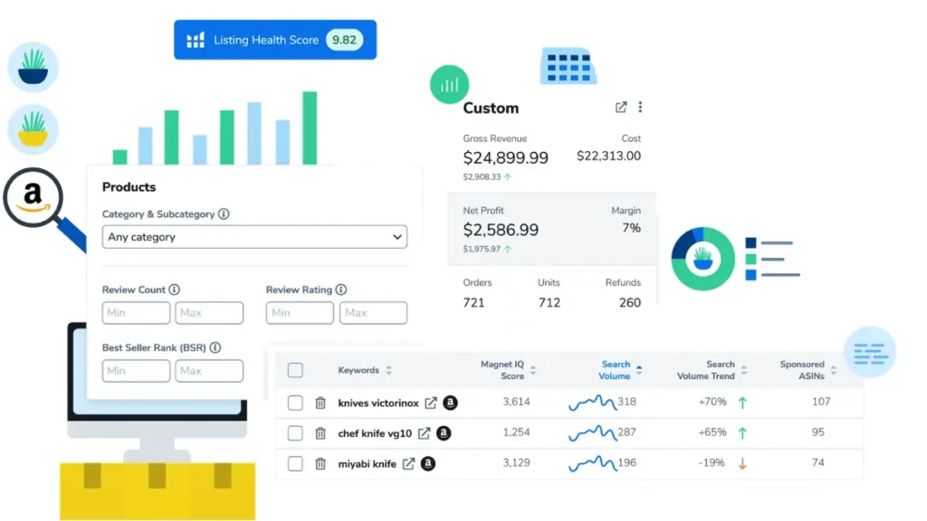 Helium10 Best Amazon keyword research tools