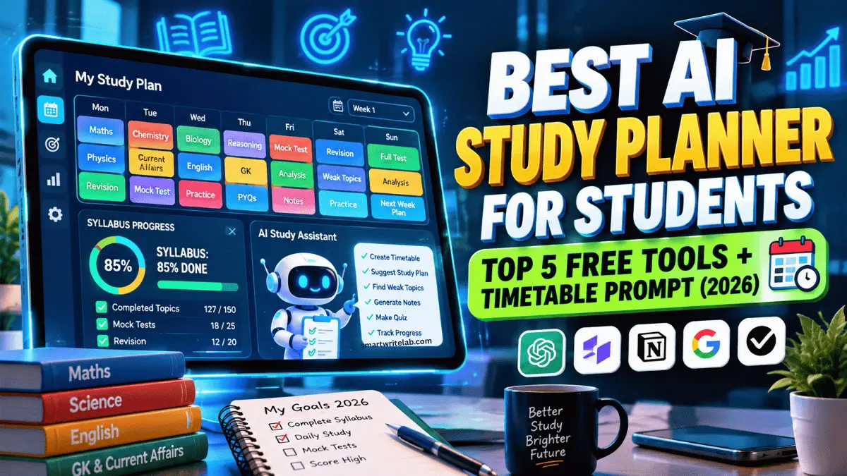 Best AI Study Planner for Students in 2026
